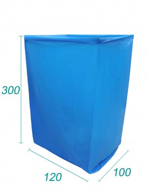 pokrowiec wielokrotnego użytku na big-bag nieprzezroczysty 100x120x300 70 µm