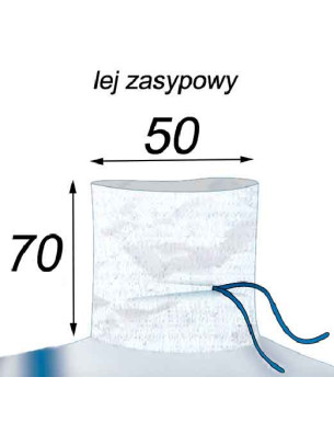lej zasypowy 50x70