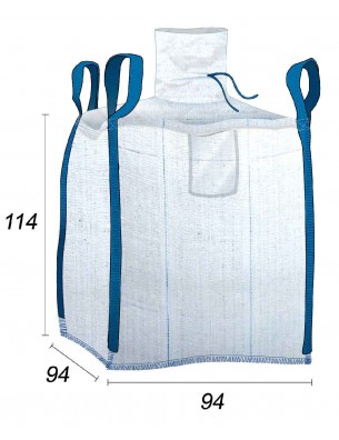 big bag laminowany ze szwami wodoszczelnymi