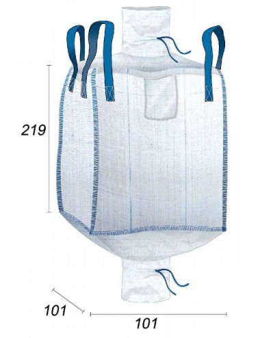 big bag 2 m³ o dużej pojemności