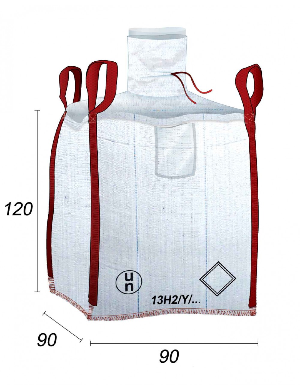 big bag un - 13h2y - towary niebezpieczne
